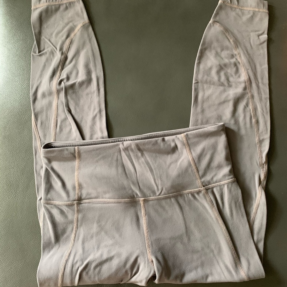 ATHLETA grey full length leggings.